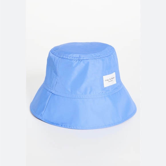 Rag & Bone Addison Bucket Hat in Retro Blue - Picture 3 of 4